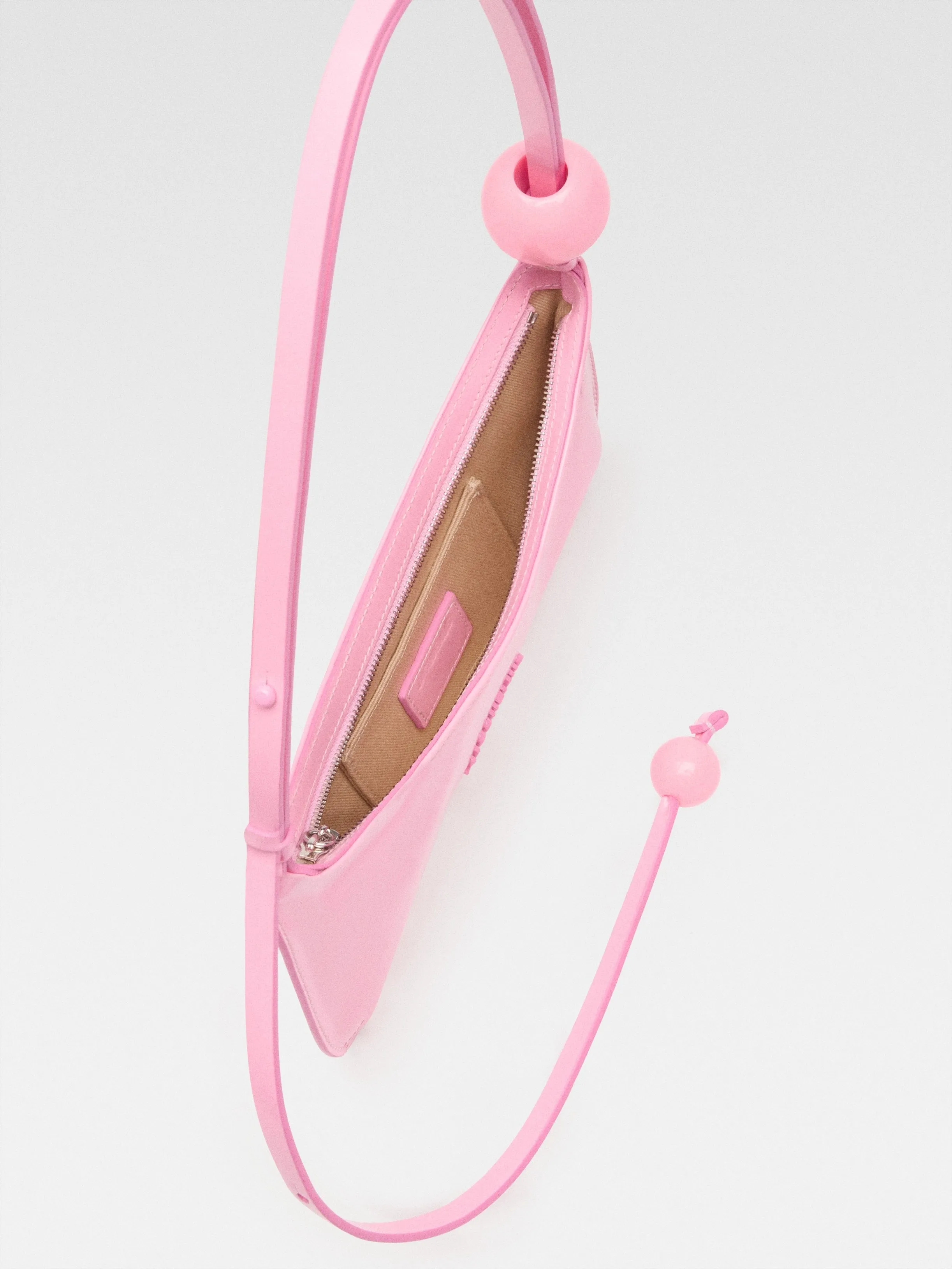 Jacquemus Le Bisou Perle Shoulder Bag in Pink