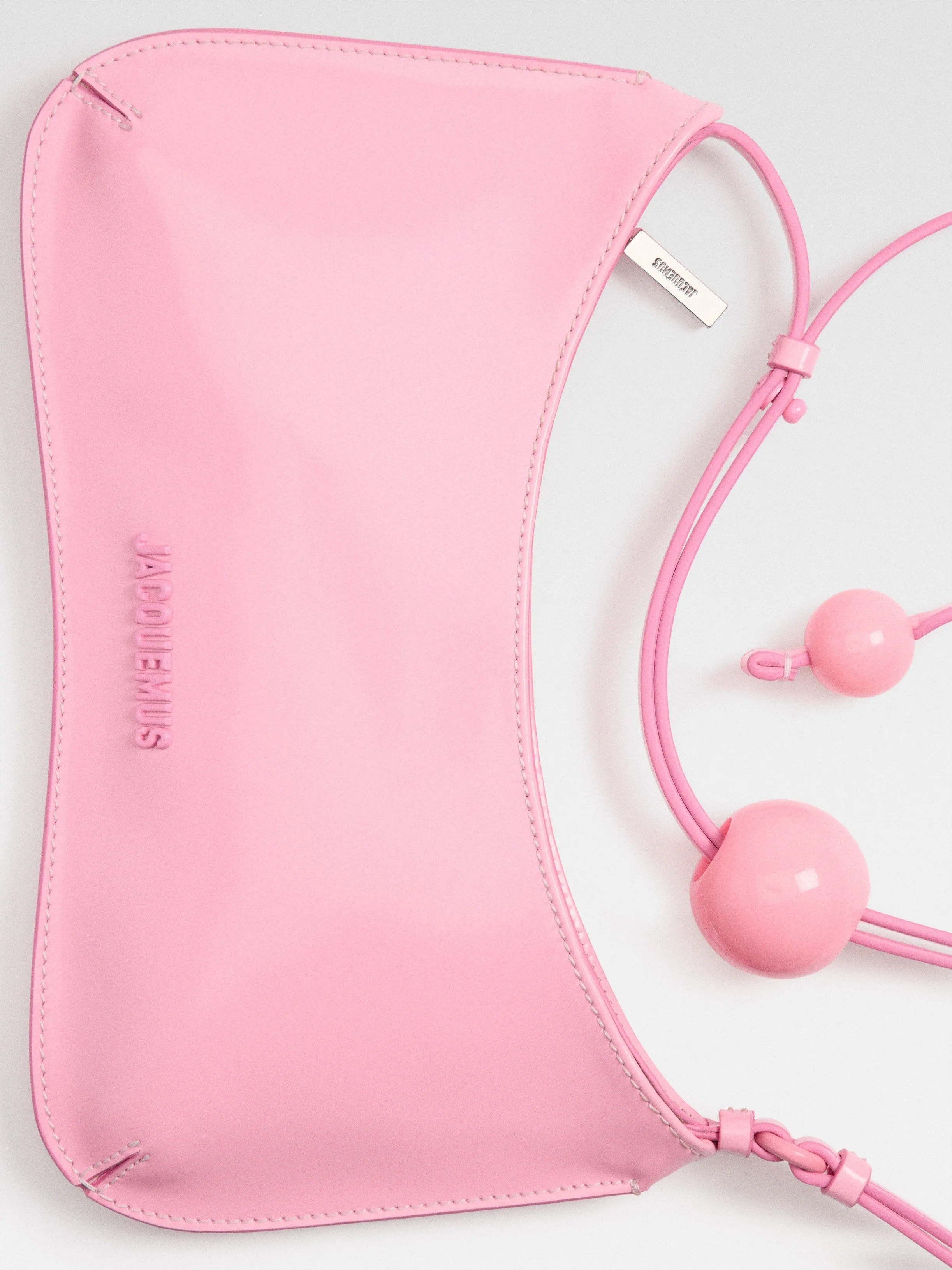 Jacquemus Le Bisou Perle Shoulder Bag in Pink