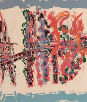 JEAN-PAUL RIOPELLE “LE COUCHANT” 1979