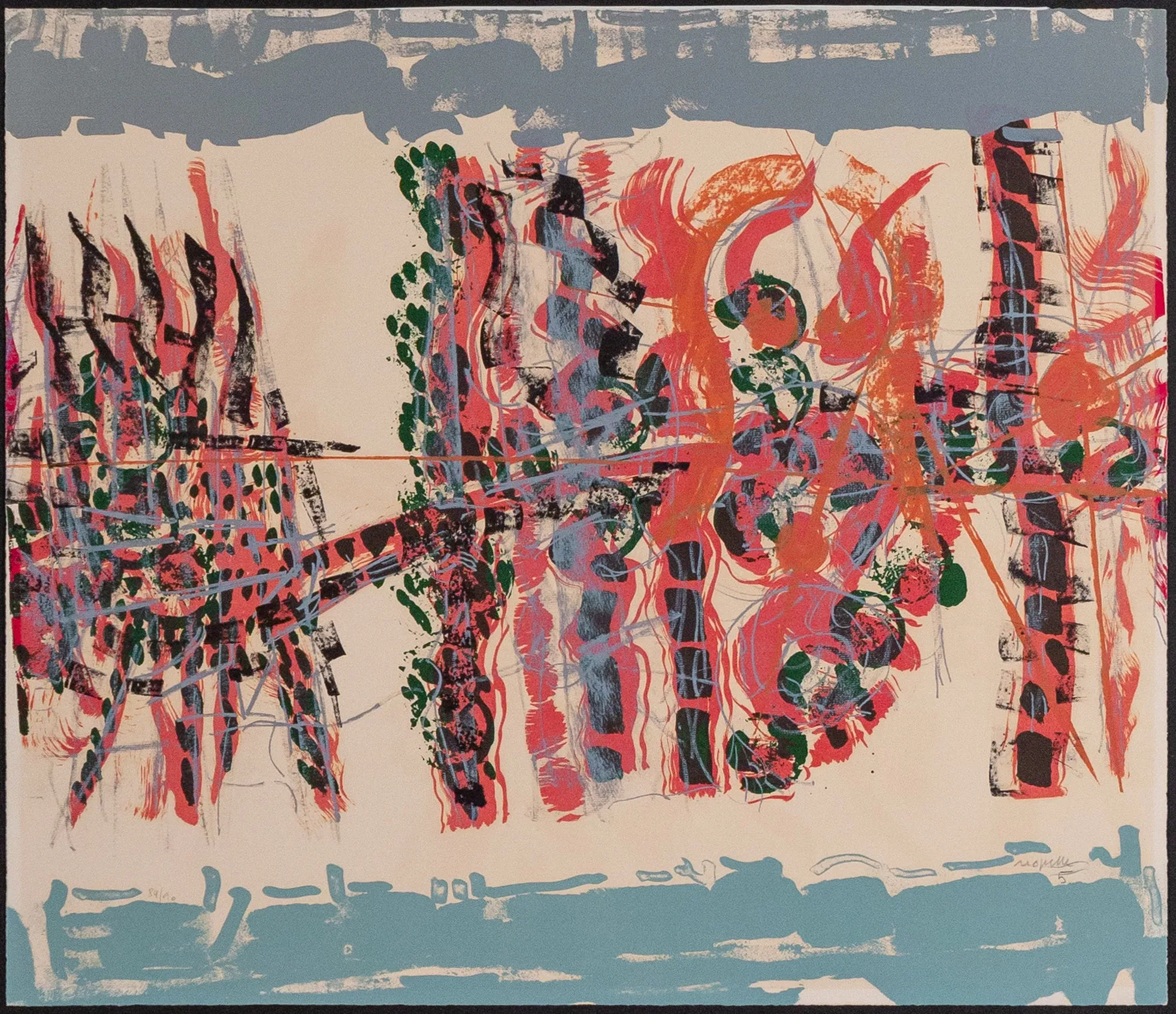 JEAN-PAUL RIOPELLE “LE COUCHANT” 1979