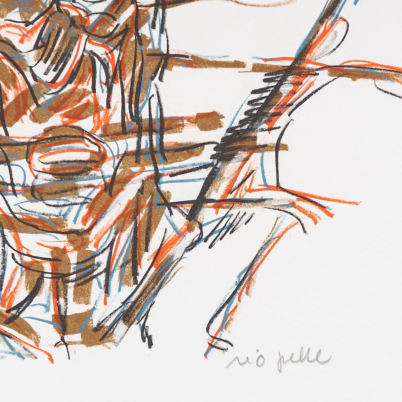 JEAN-PAUL RIOPELLE "TOTEM" LITHOGRAPH, 1979