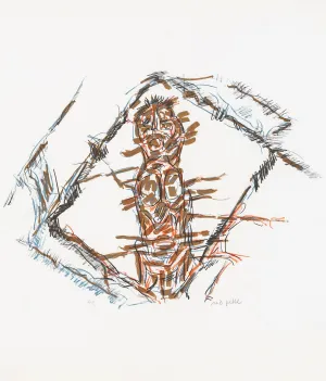 JEAN-PAUL RIOPELLE "TOTEM" LITHOGRAPH, 1979
