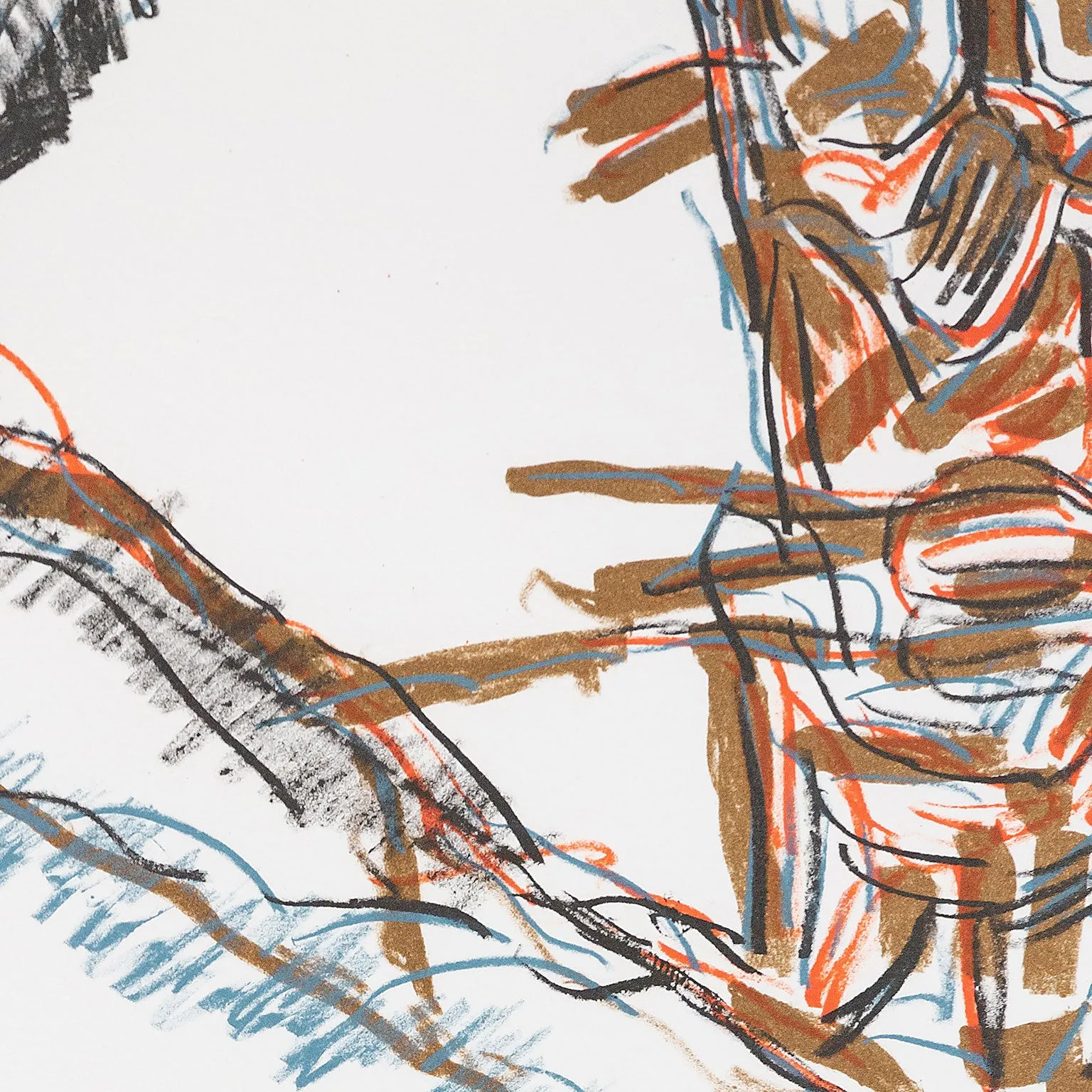 JEAN-PAUL RIOPELLE "TOTEM" LITHOGRAPH, 1979