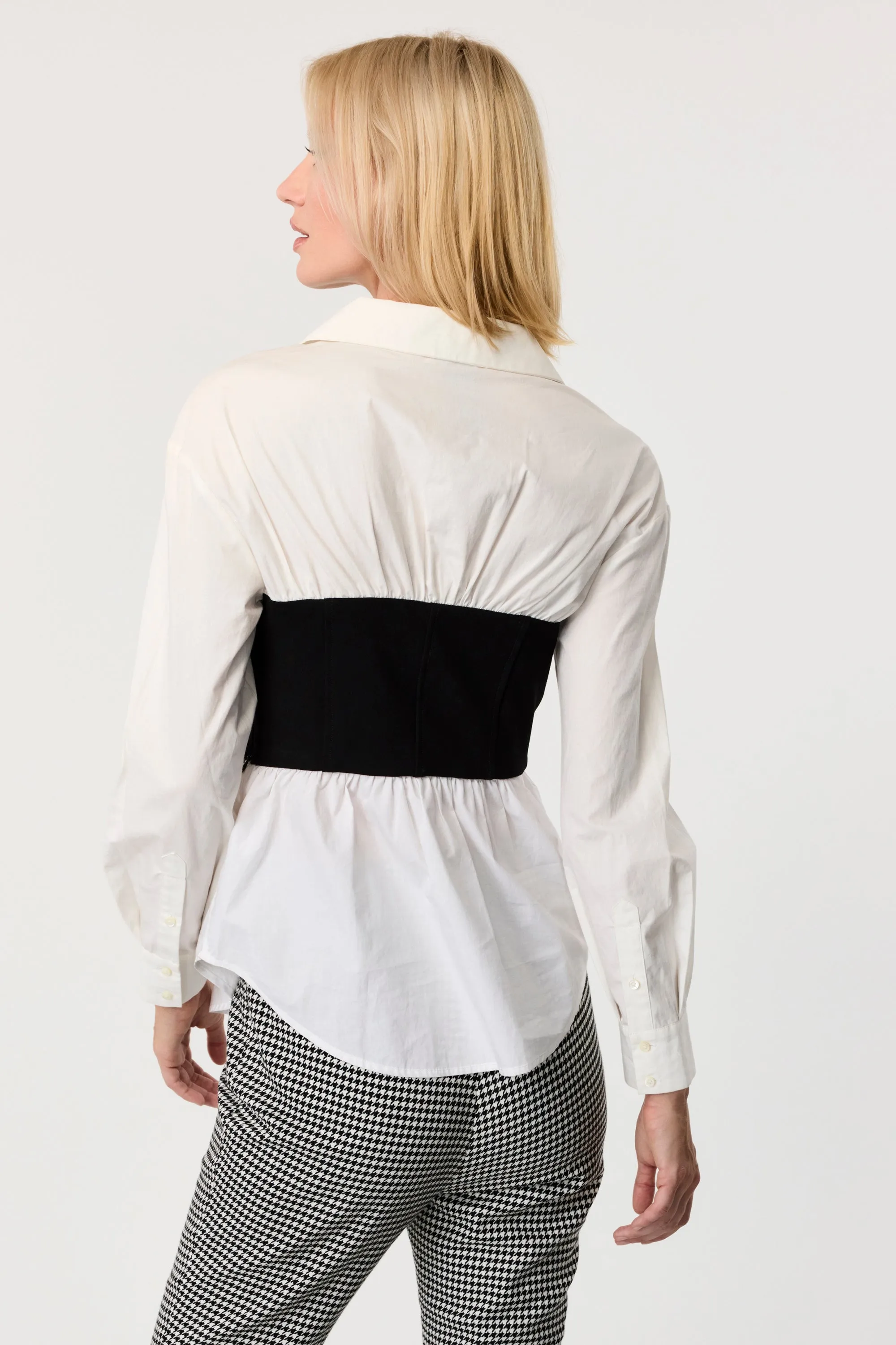 Jolie Bustier Long Sleeve Shirt