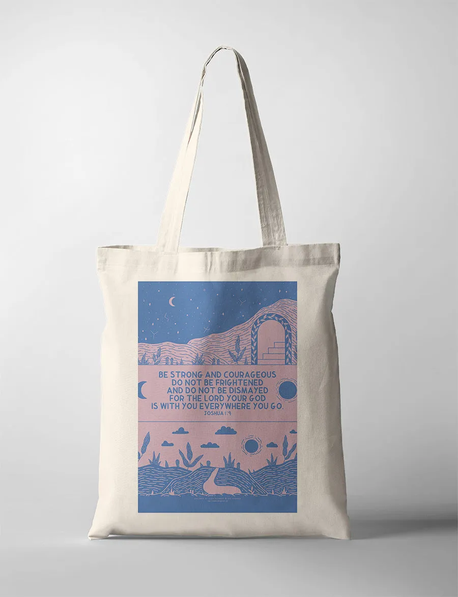 Joshua 1:9 {Tote Bag}