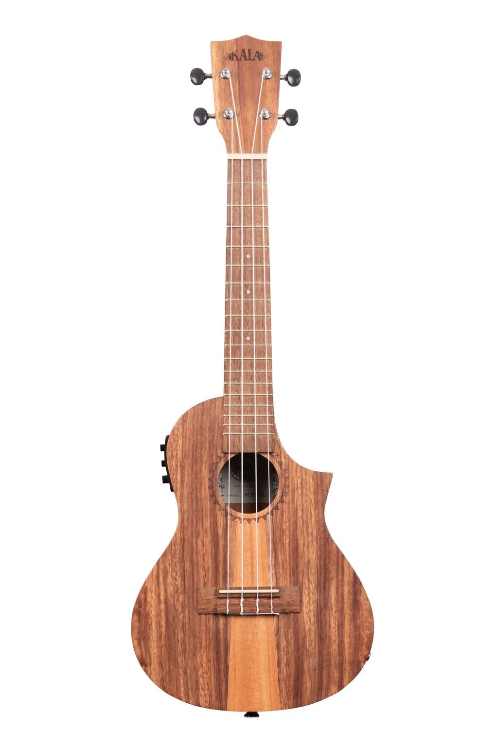 KALA Teak Tri-top Concert Ukulele With Cutaway & EQ