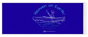 Kayaker Heaven On Earth - Yoga Mat