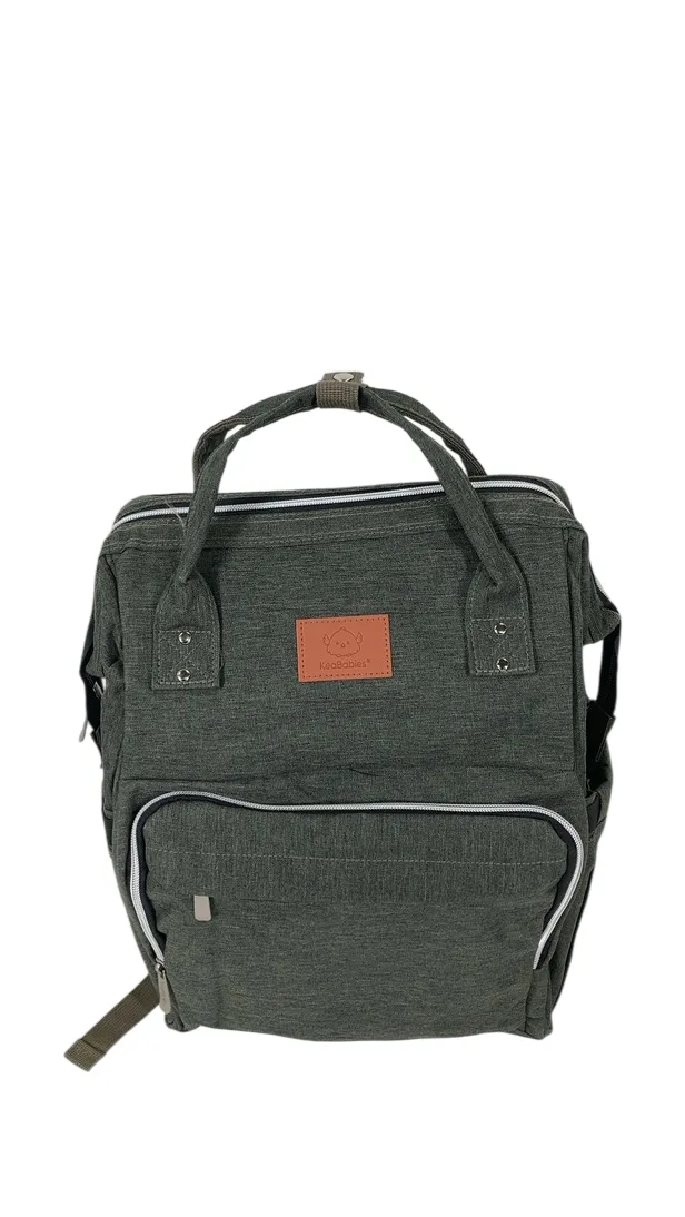 KeaBabies Original Diaper Backpack, Dark Olive