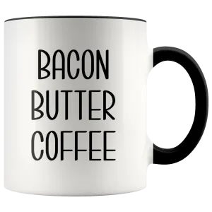 Keto Gifts Keto Cup Ketosis Humor Bacon Butter Coffee Mug Diet Gift