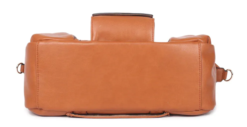 Kiara Leather Diaper Tote Bag
