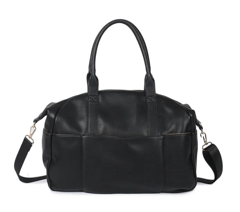 Kiara Leather Diaper Tote Bag
