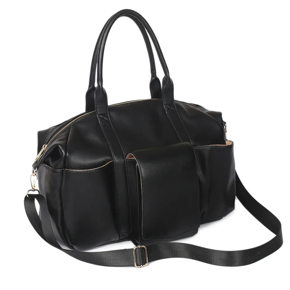 Kiara Leather Diaper Tote Bag