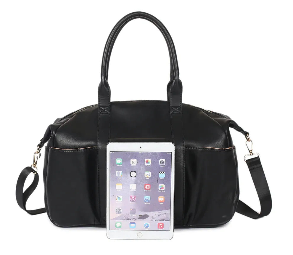 Kiara Leather Diaper Tote Bag