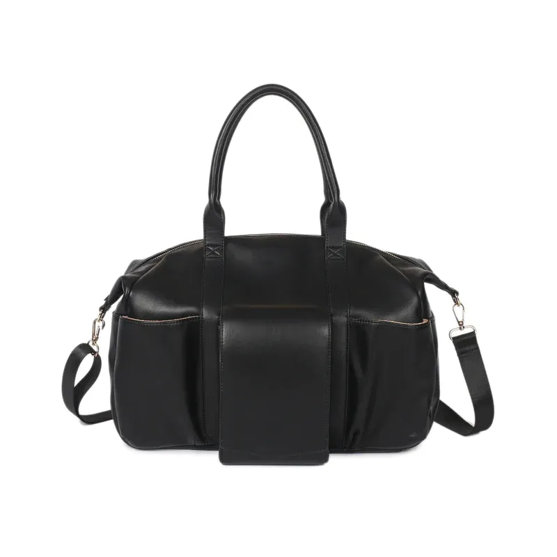 Kiara Leather Diaper Tote Bag