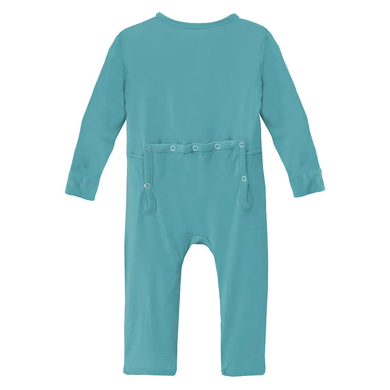 KicKee Pants Coverall with Zipper - Glacier