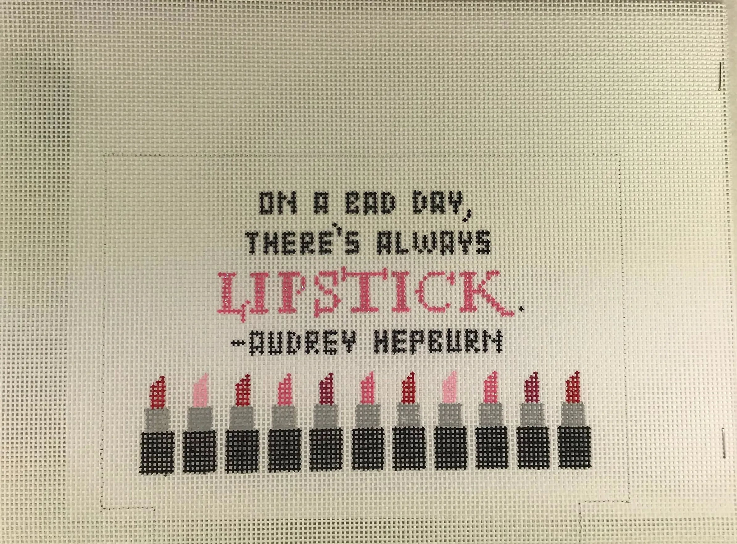 Kimberly Ann Needlepoint MB 07 Hepburn Make-up Bag