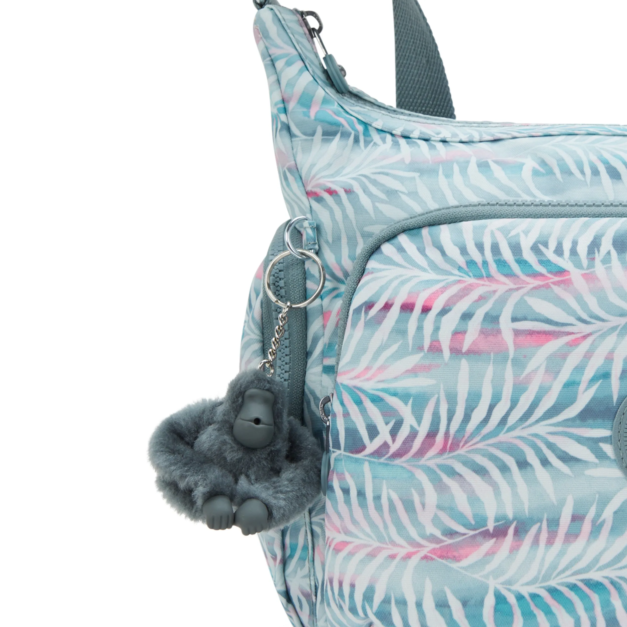 Kipling Gabb Palmtree Leaves Large Crossbody I6525-3QN