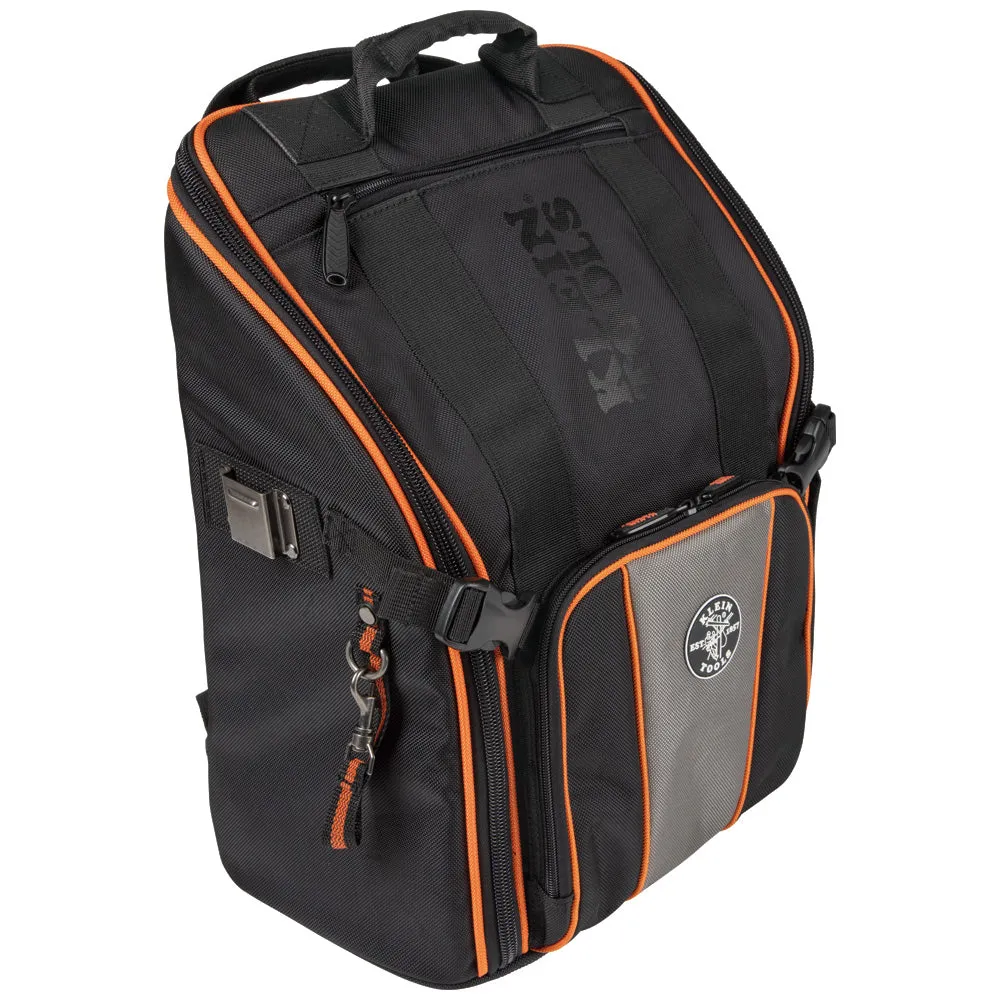 Klein Tradesman Pro™ Tool Station Tool Bag Backpack with Work Light