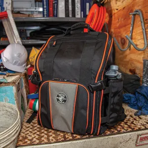 Klein Tradesman Pro™ Tool Station Tool Bag Backpack with Work Light