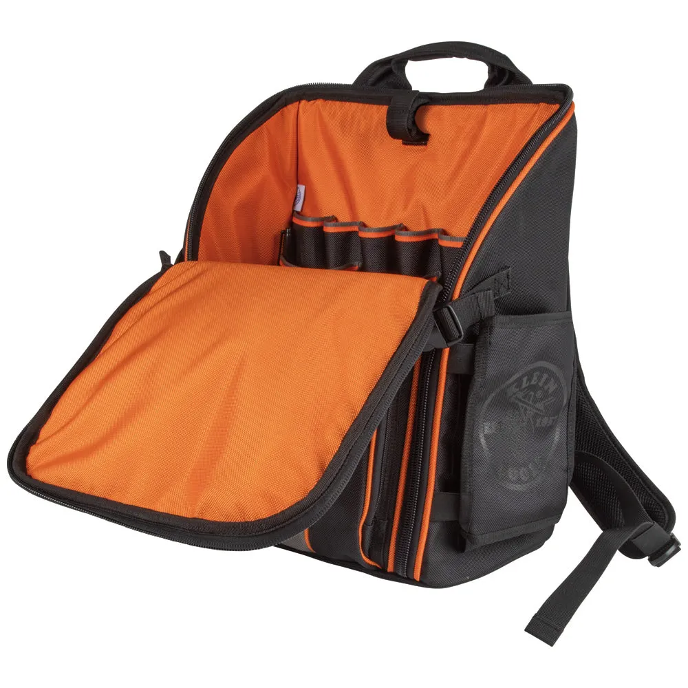 Klein Tradesman Pro™ Tool Station Tool Bag Backpack with Work Light