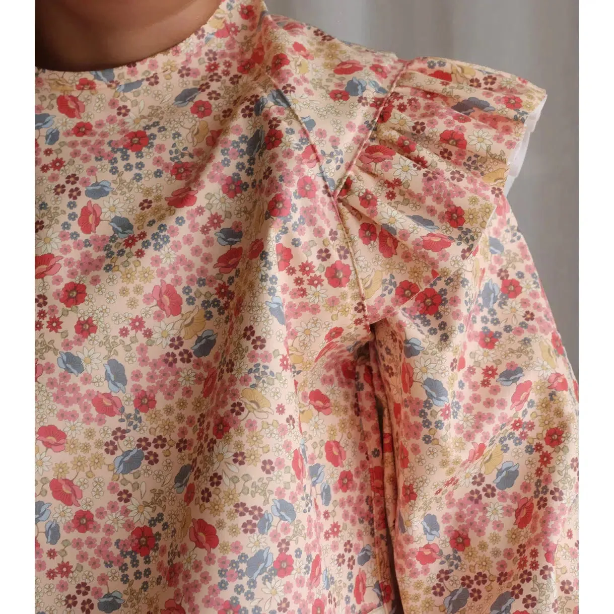 Konges Sløjd - Dinner frill long-sleeved bibs 2 pack - Villetta / Almond