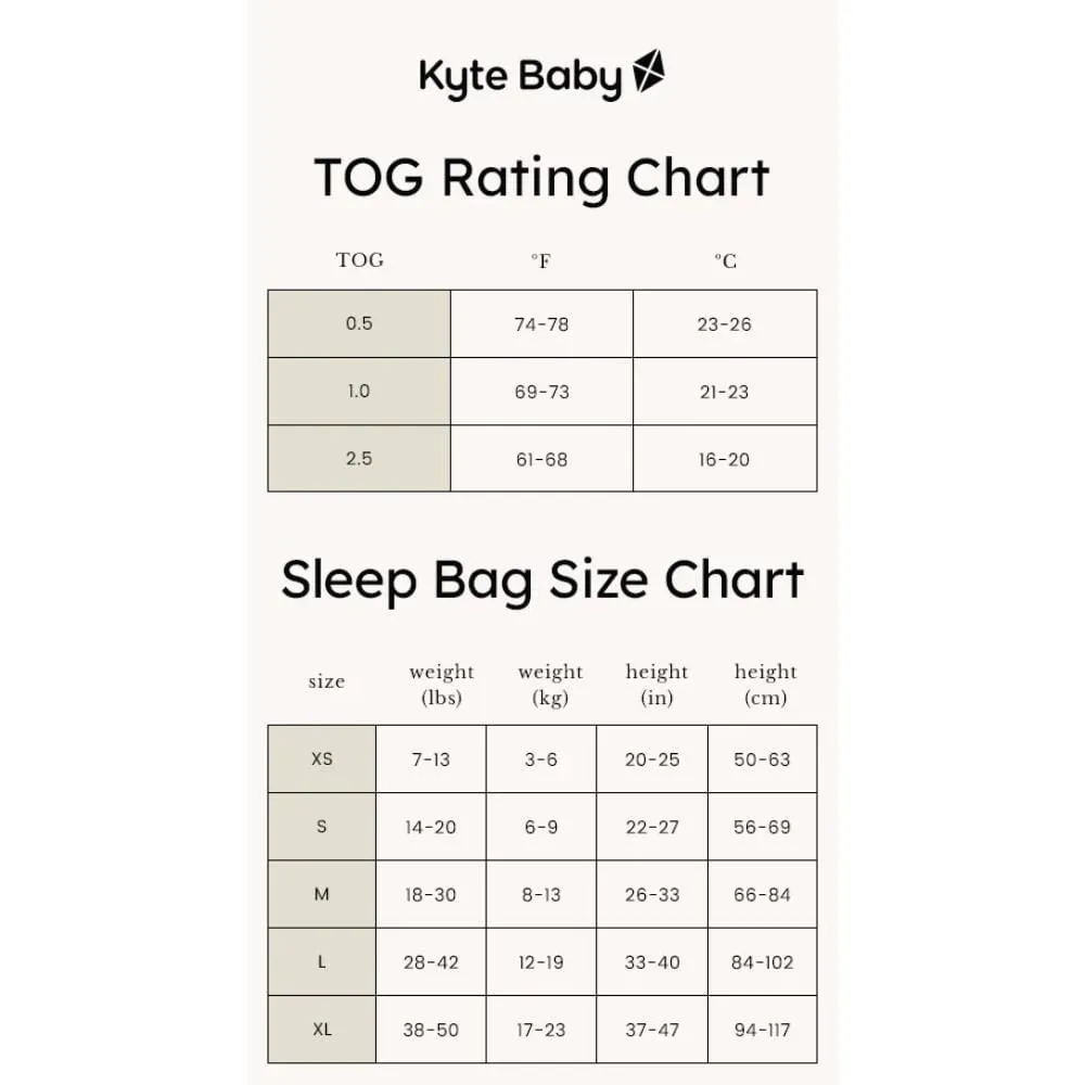Kyte BABY Sleep Bag 0.5 Tog - Peony