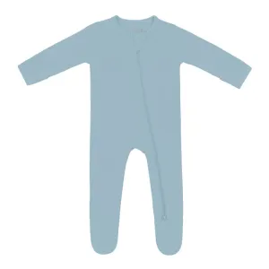 Kyte Baby - Zippered Footie - Dusty Blue