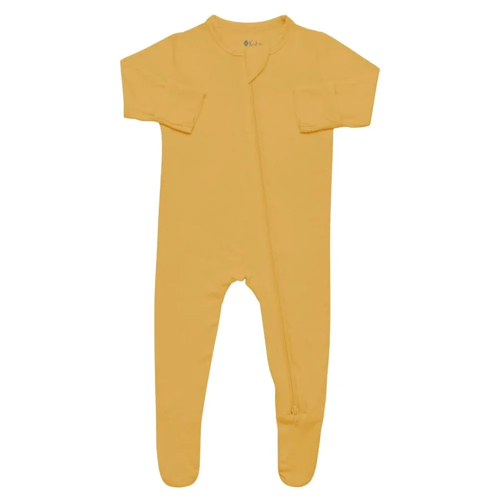 Kyte Baby Zippered Footie - Marigold