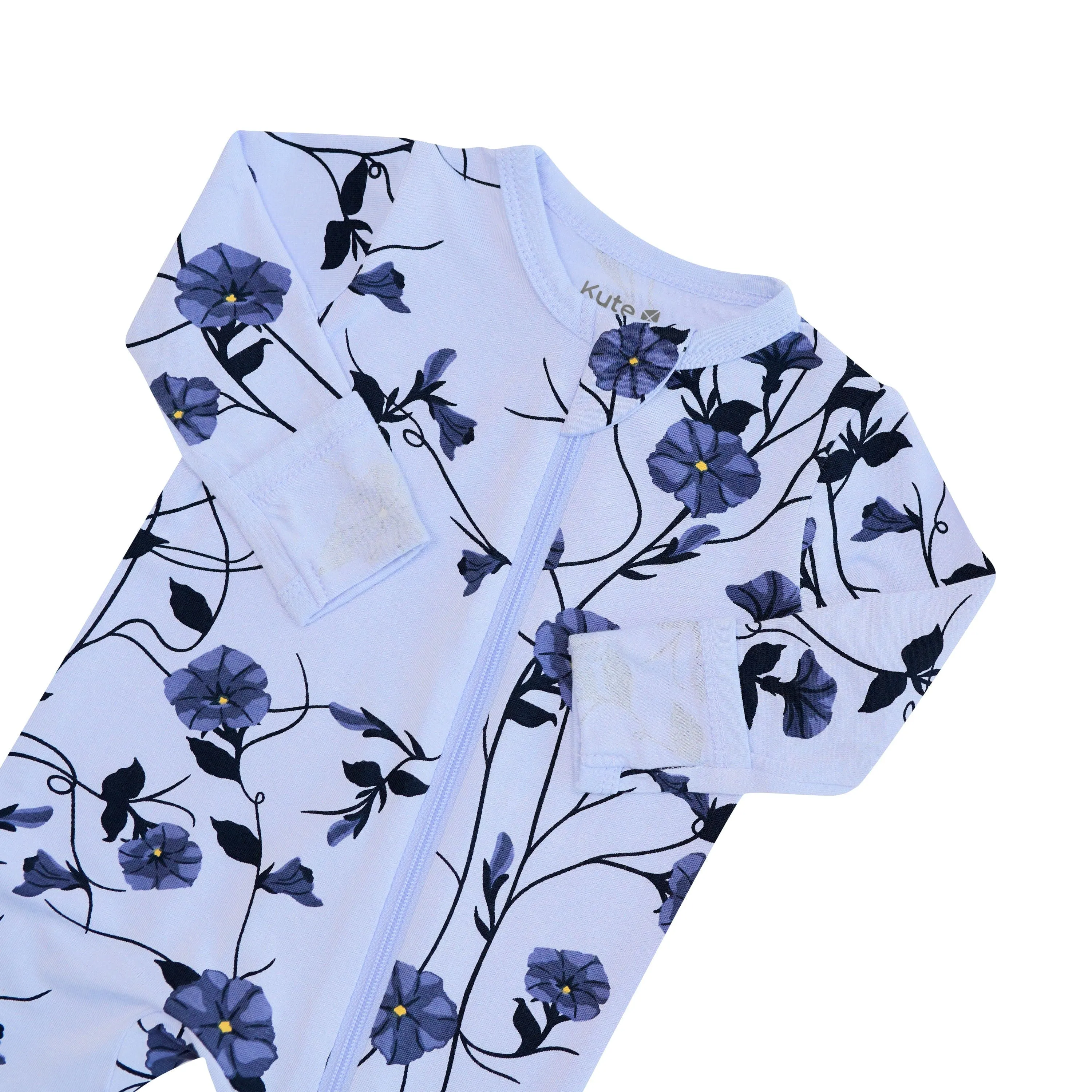 Kyte Baby Zippered Footie - Petunia