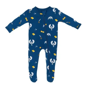 Kyte BABY Zippered Footie - Ravenclaw