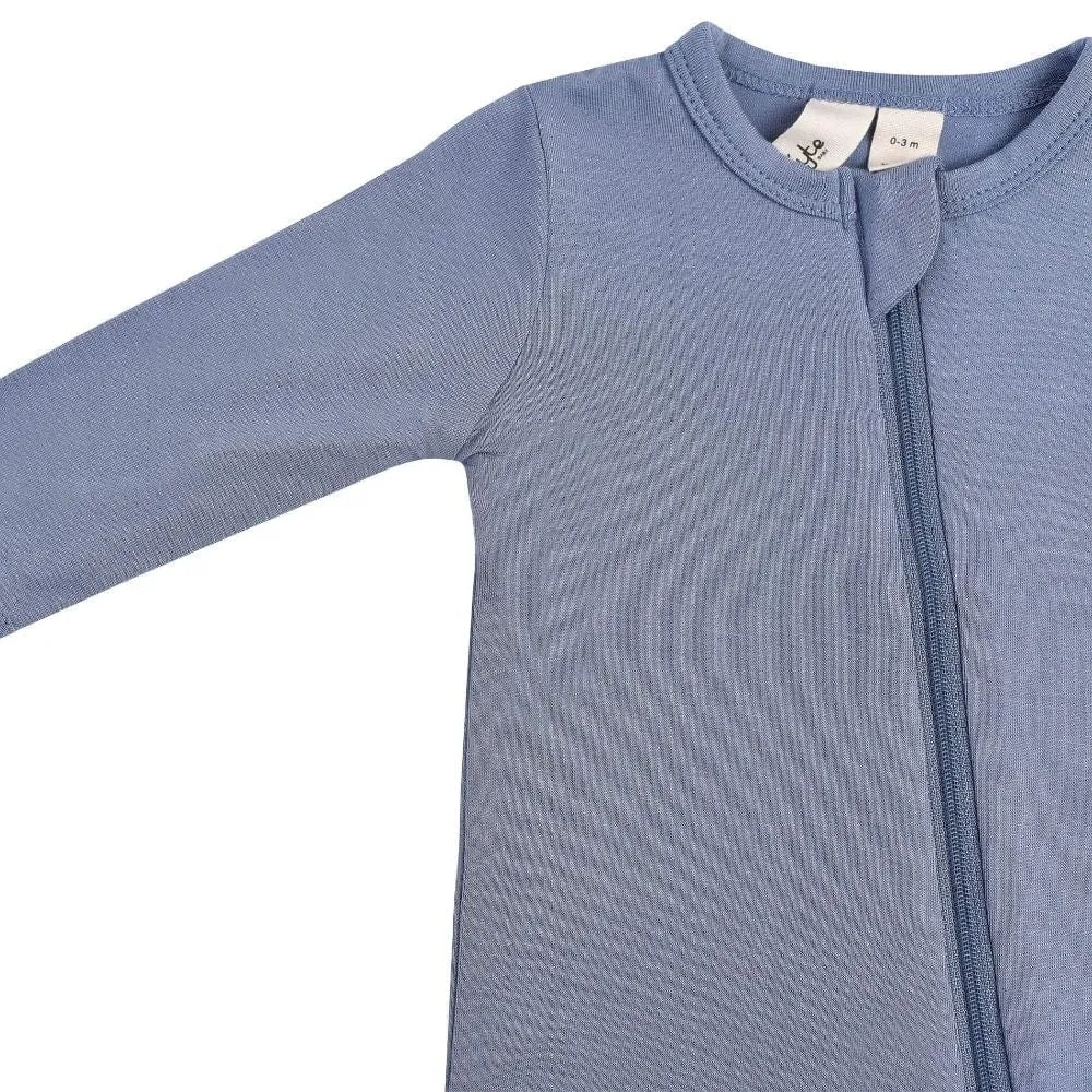 Kyte BABY Zippered Footie - Slate