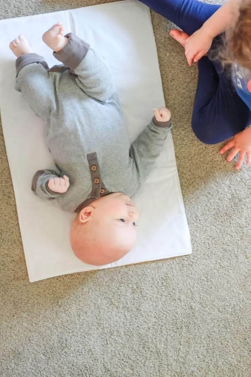 Lace Baby Changing Mat
