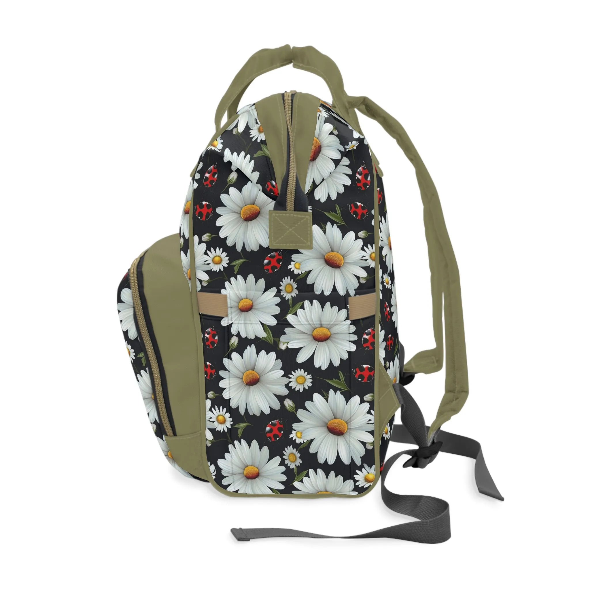 Ladybug Diaper Backpack - Adorable & Practical Baby Bag with Ladybug Patterns