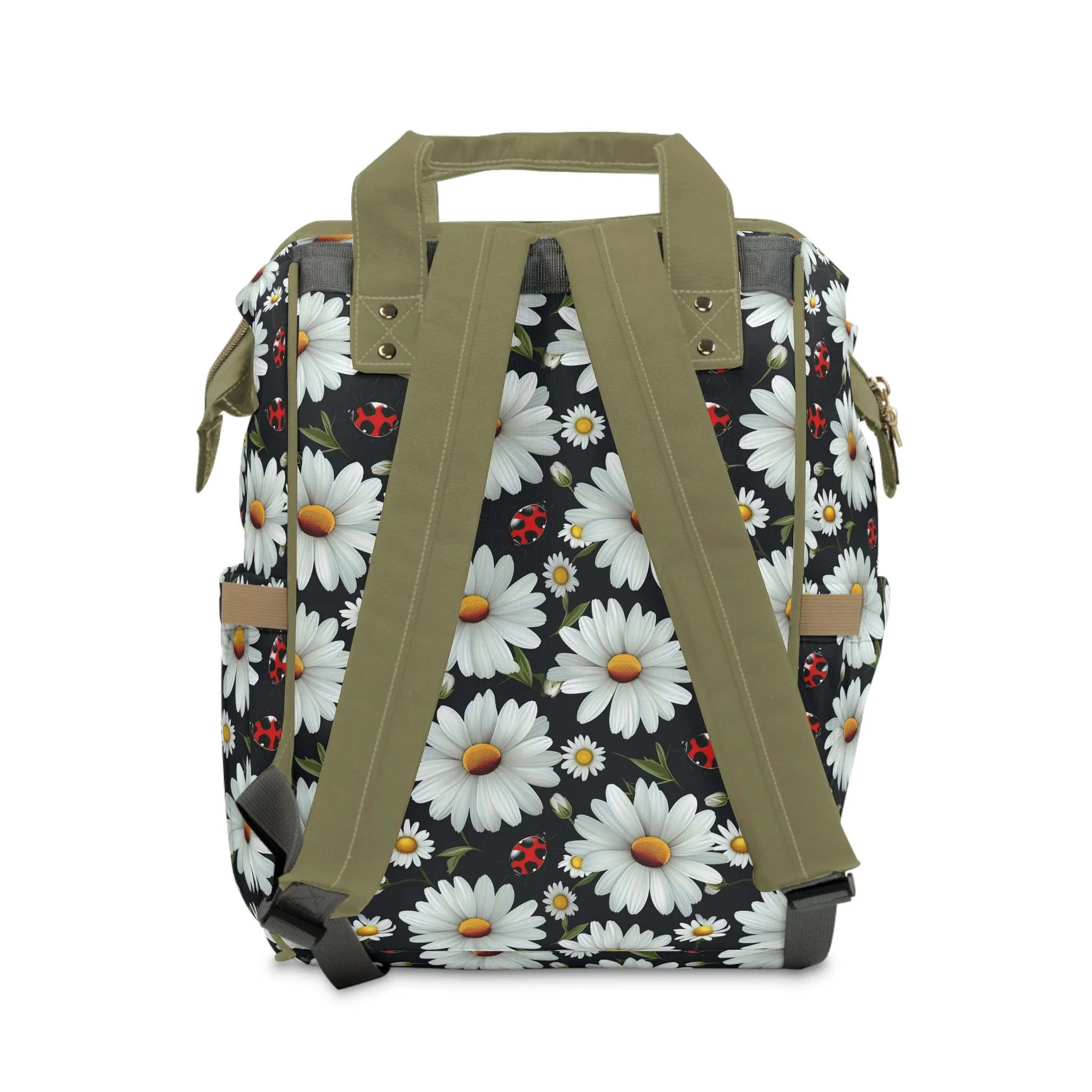 Ladybug Diaper Backpack - Adorable & Practical Baby Bag with Ladybug Patterns