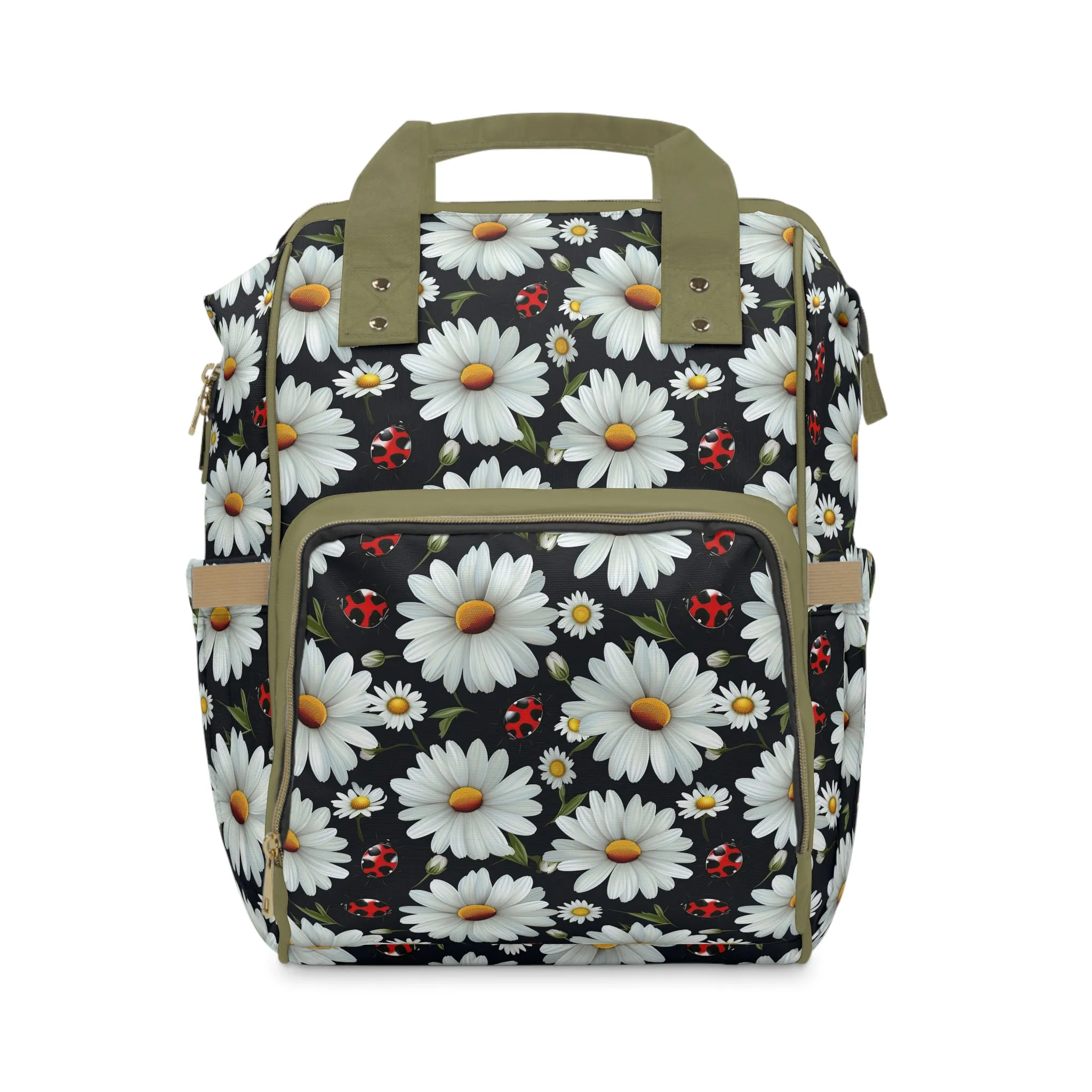 Ladybug Diaper Backpack - Adorable & Practical Baby Bag with Ladybug Patterns