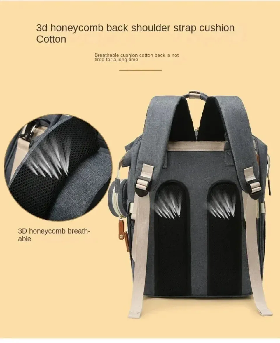 Large Baby Diaper Backpack with Changing Pad for Parents