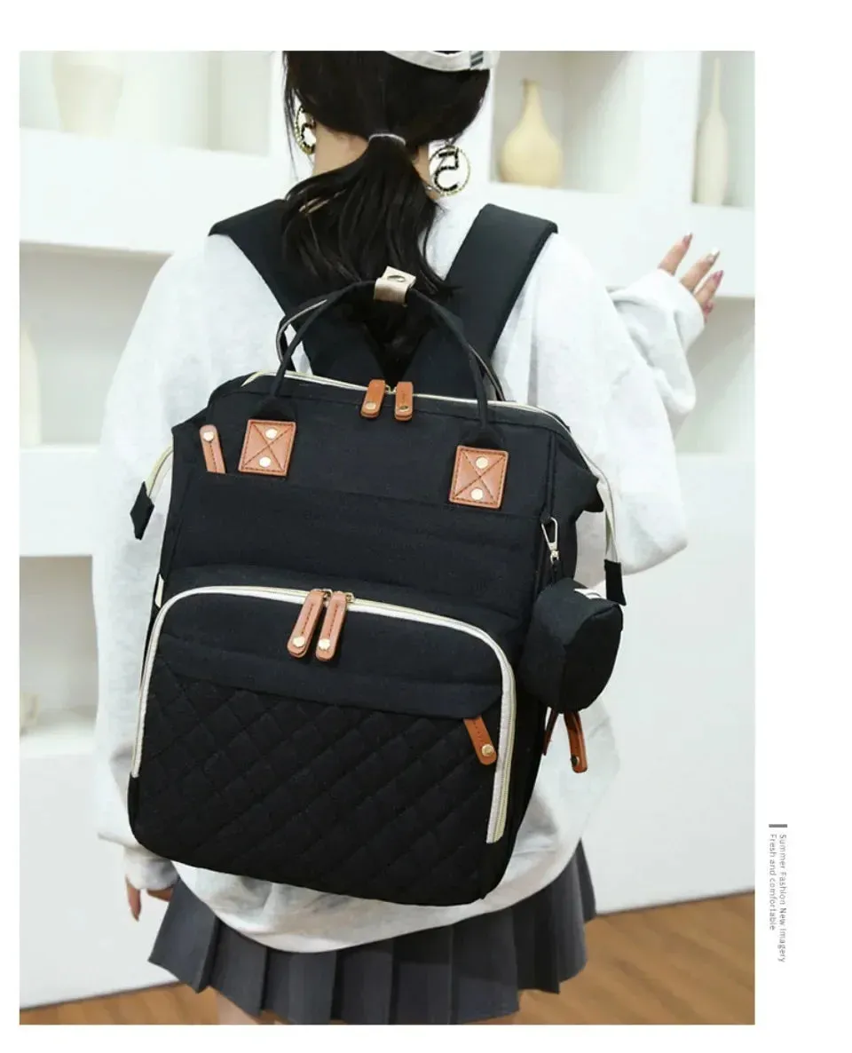 Large Baby Diaper Backpack with Changing Pad for Parents
