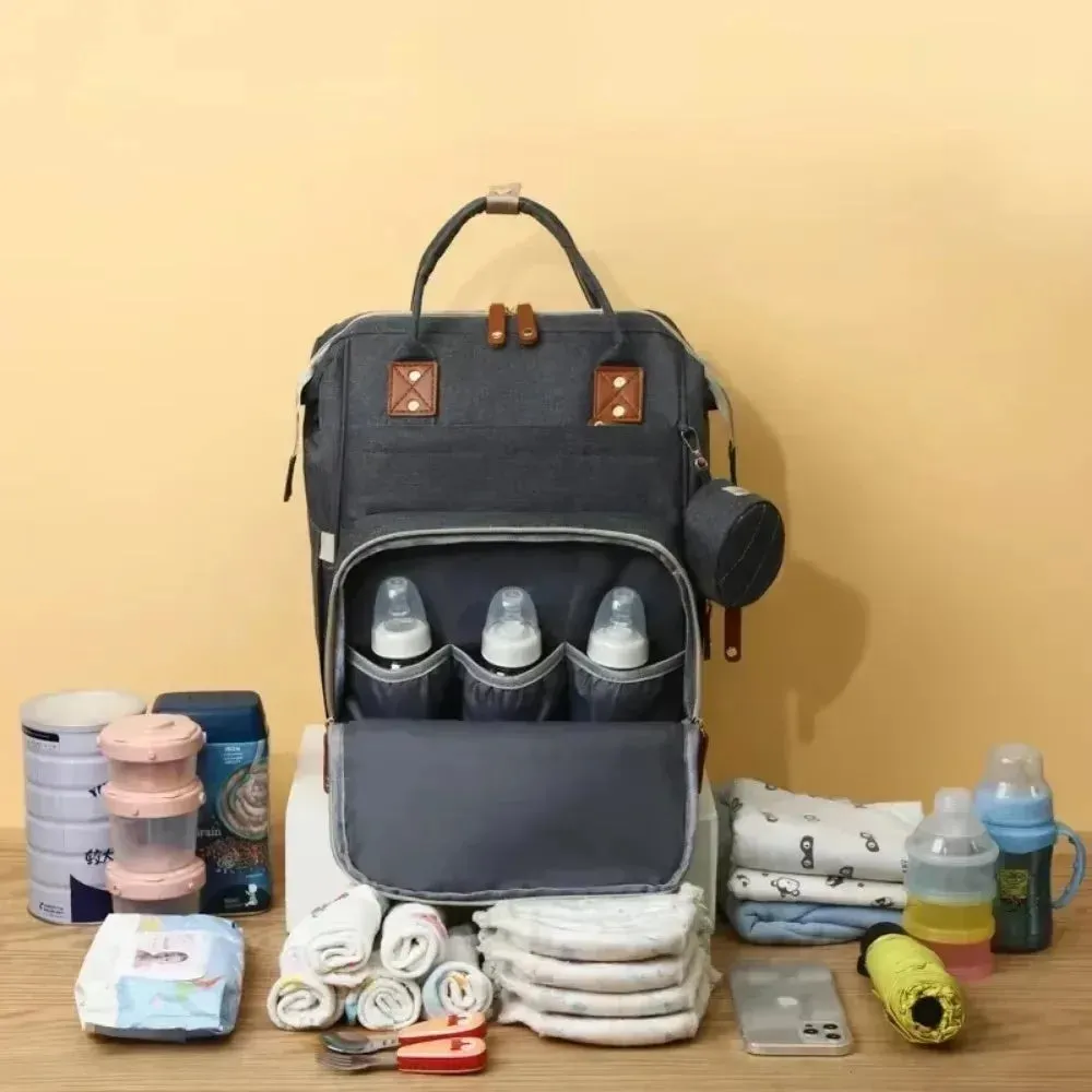 Large Baby Diaper Backpack with Changing Pad for Parents