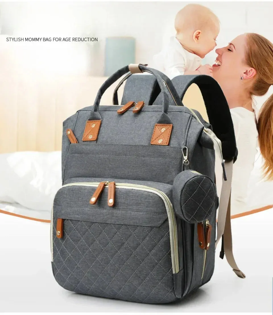 Large Baby Diaper Backpack with Changing Pad for Parents
