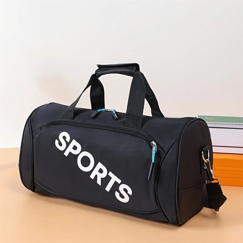 Large Capacity Gym Bag Portable Duffel Oxford Fabric Pink Red Green
