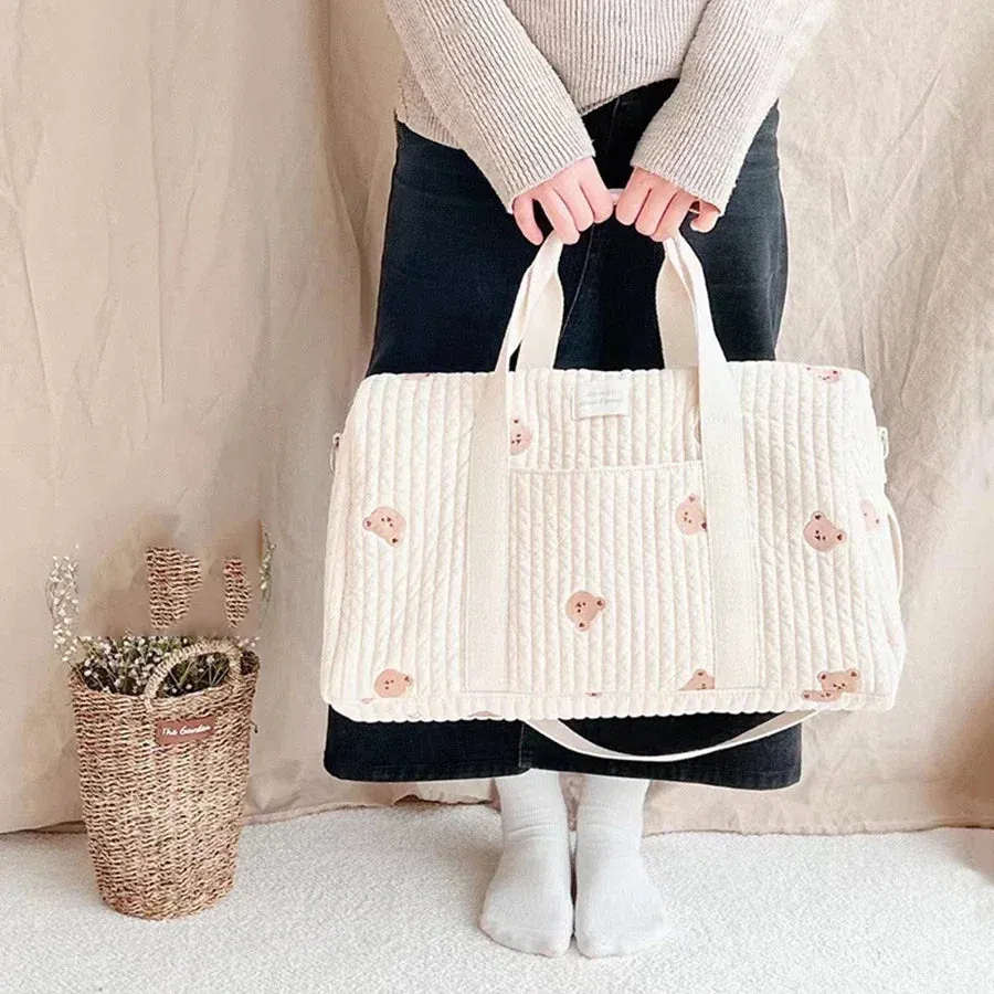 Large Floral Mommy Diaper Bag
