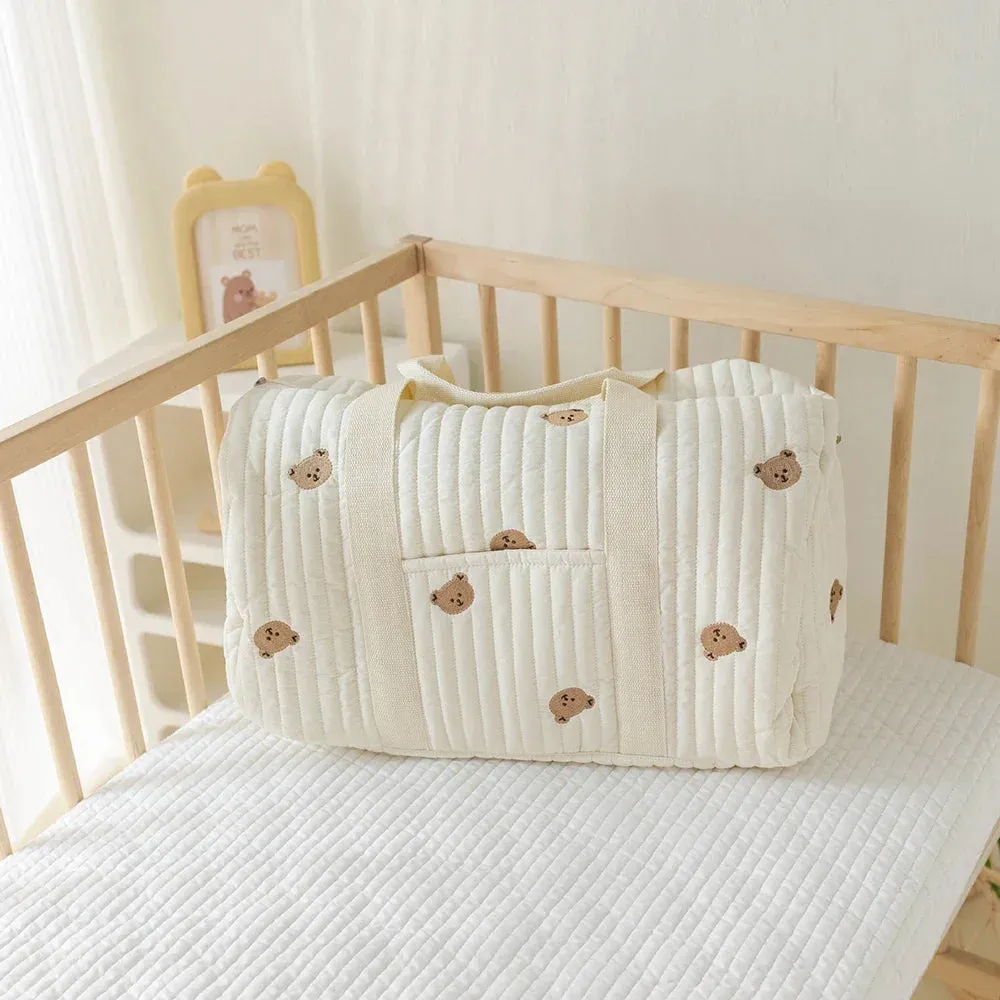 Large Floral Mommy Diaper Bag