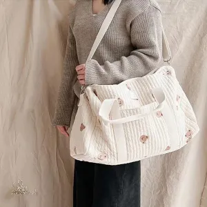 Large Floral Mommy Diaper Bag