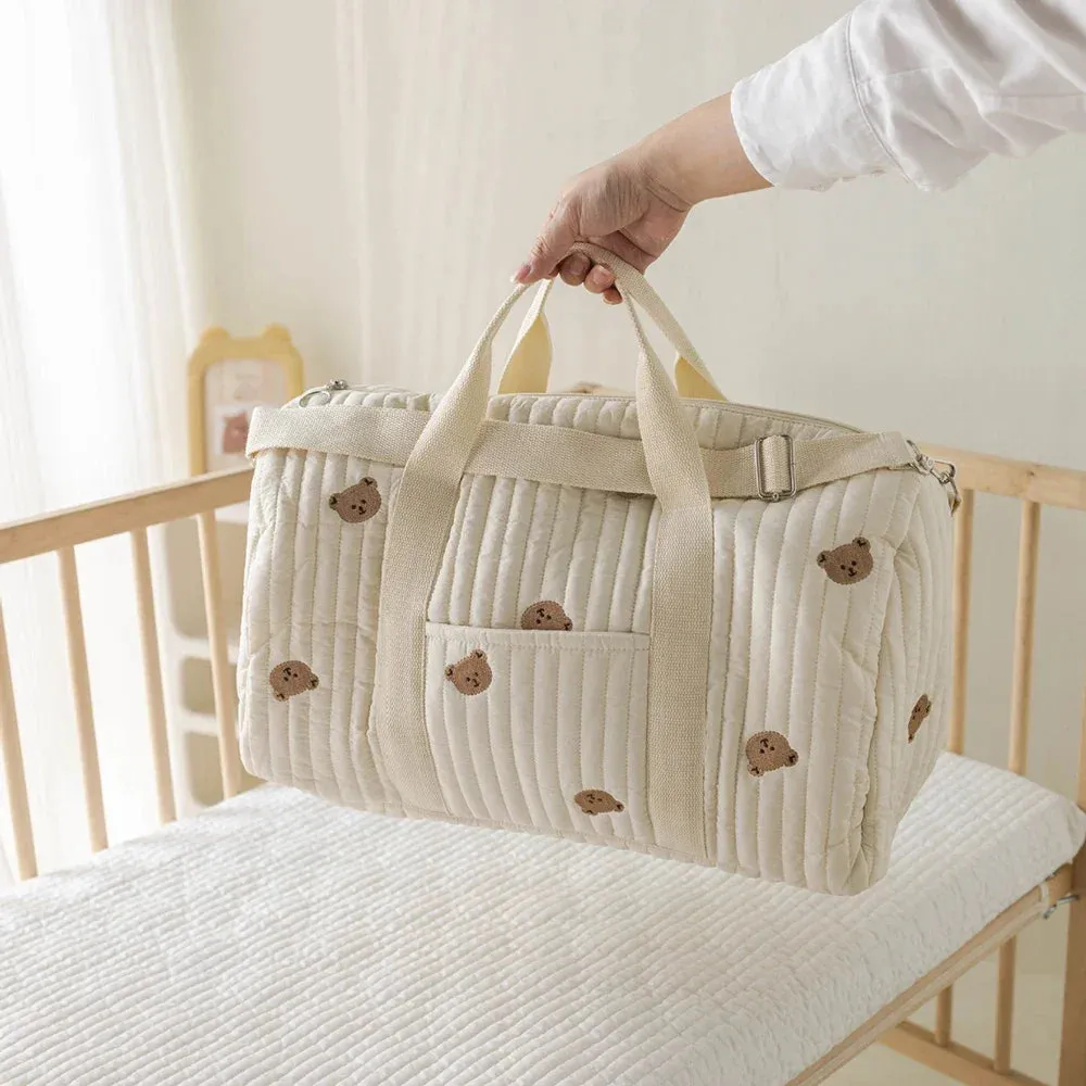 Large Floral Mommy Diaper Bag