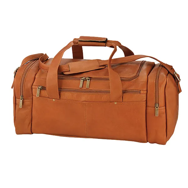 Large Sport Duffel Bag in Columbian Leather