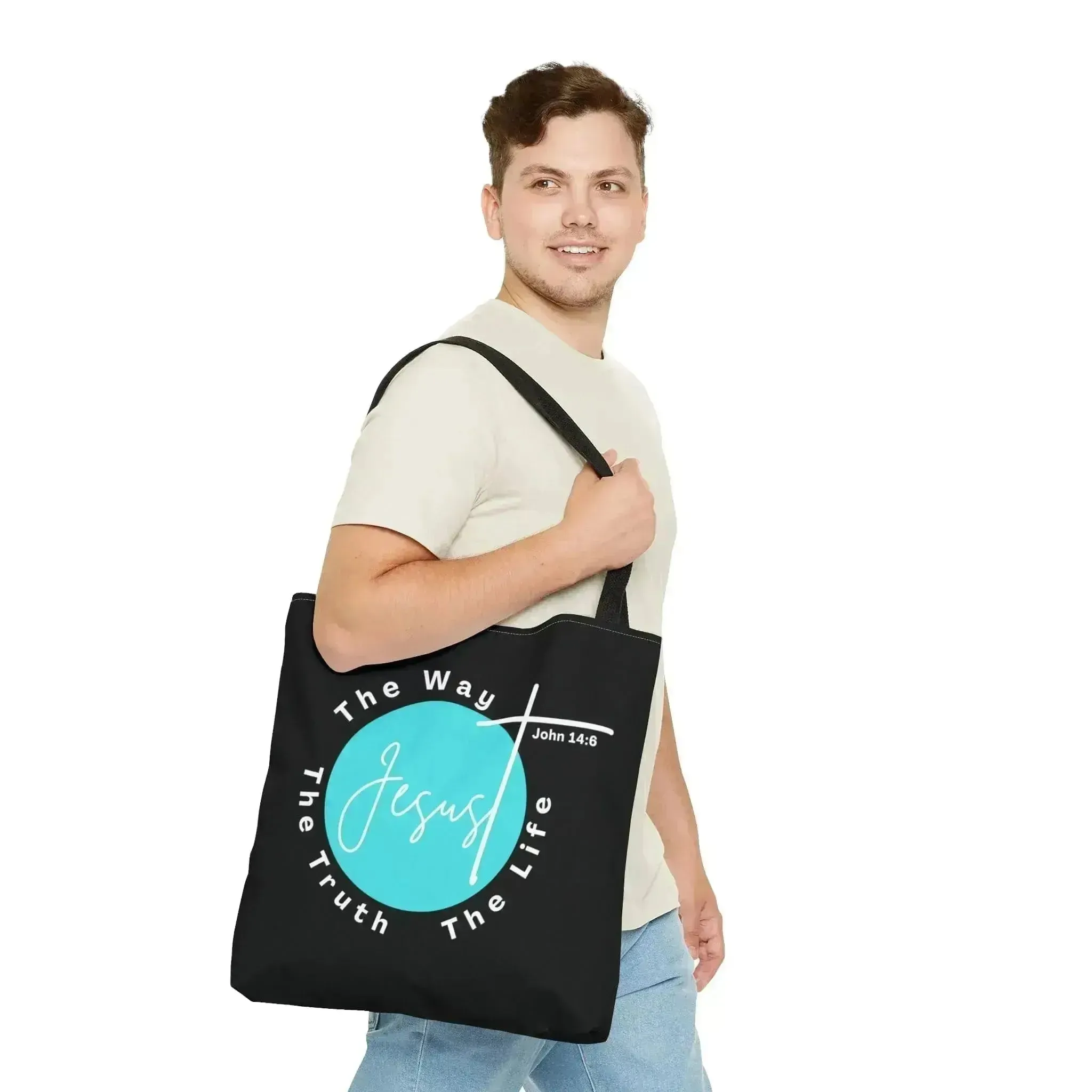 Large Tote Bag the Truth the Way the Life