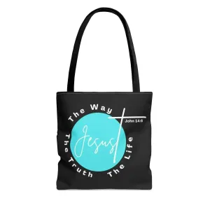 Large Tote Bag the Truth the Way the Life