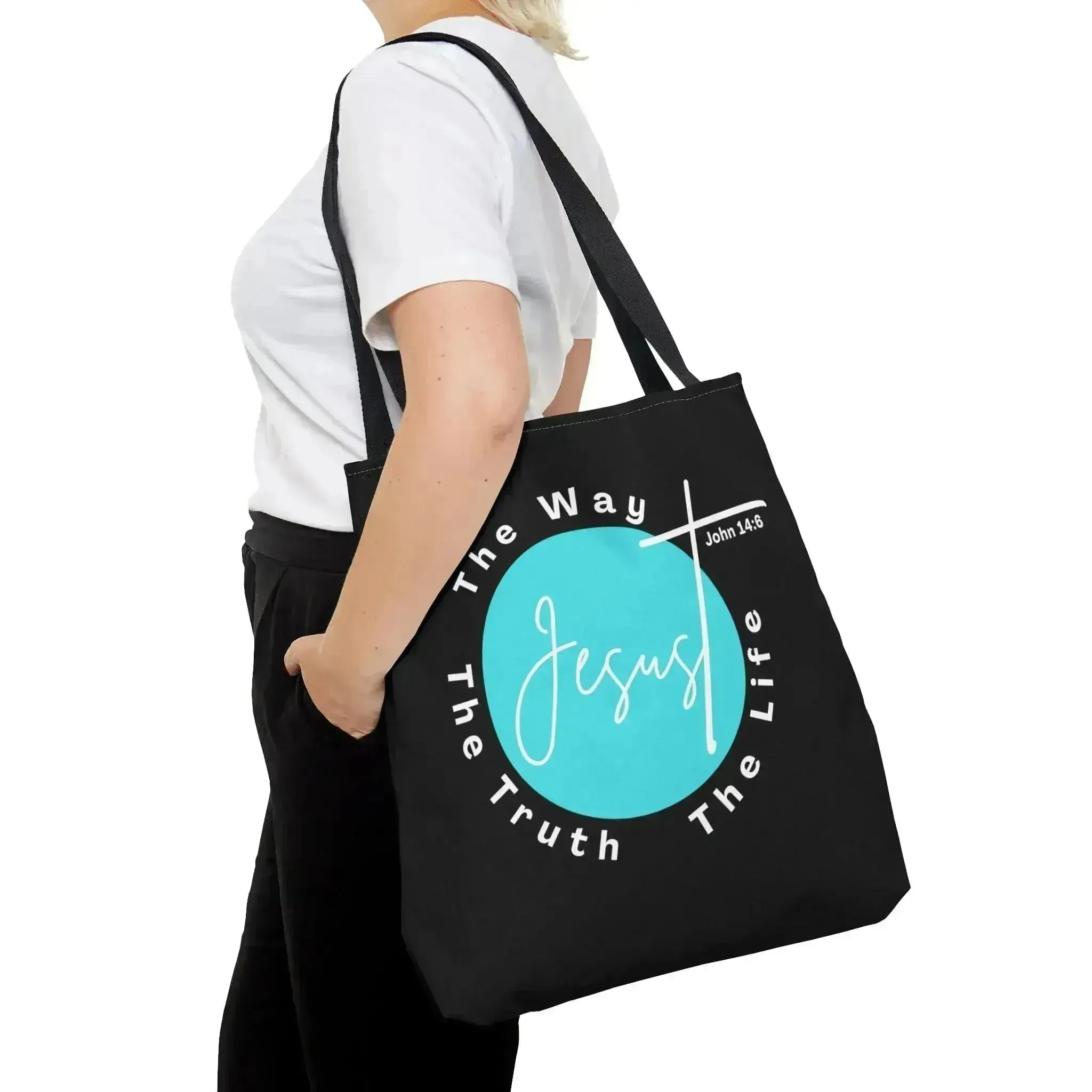 Large Tote Bag the Truth the Way the Life