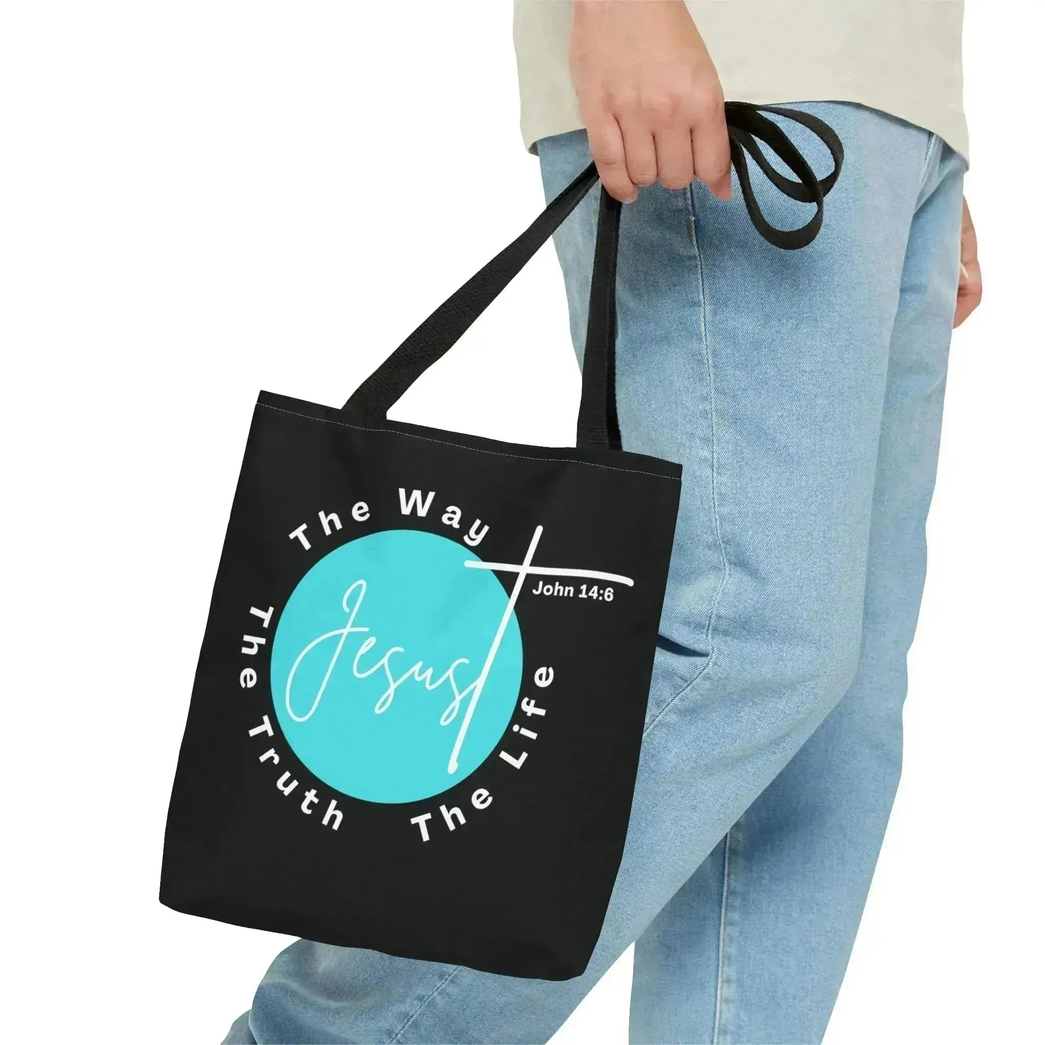 Large Tote Bag the Truth the Way the Life