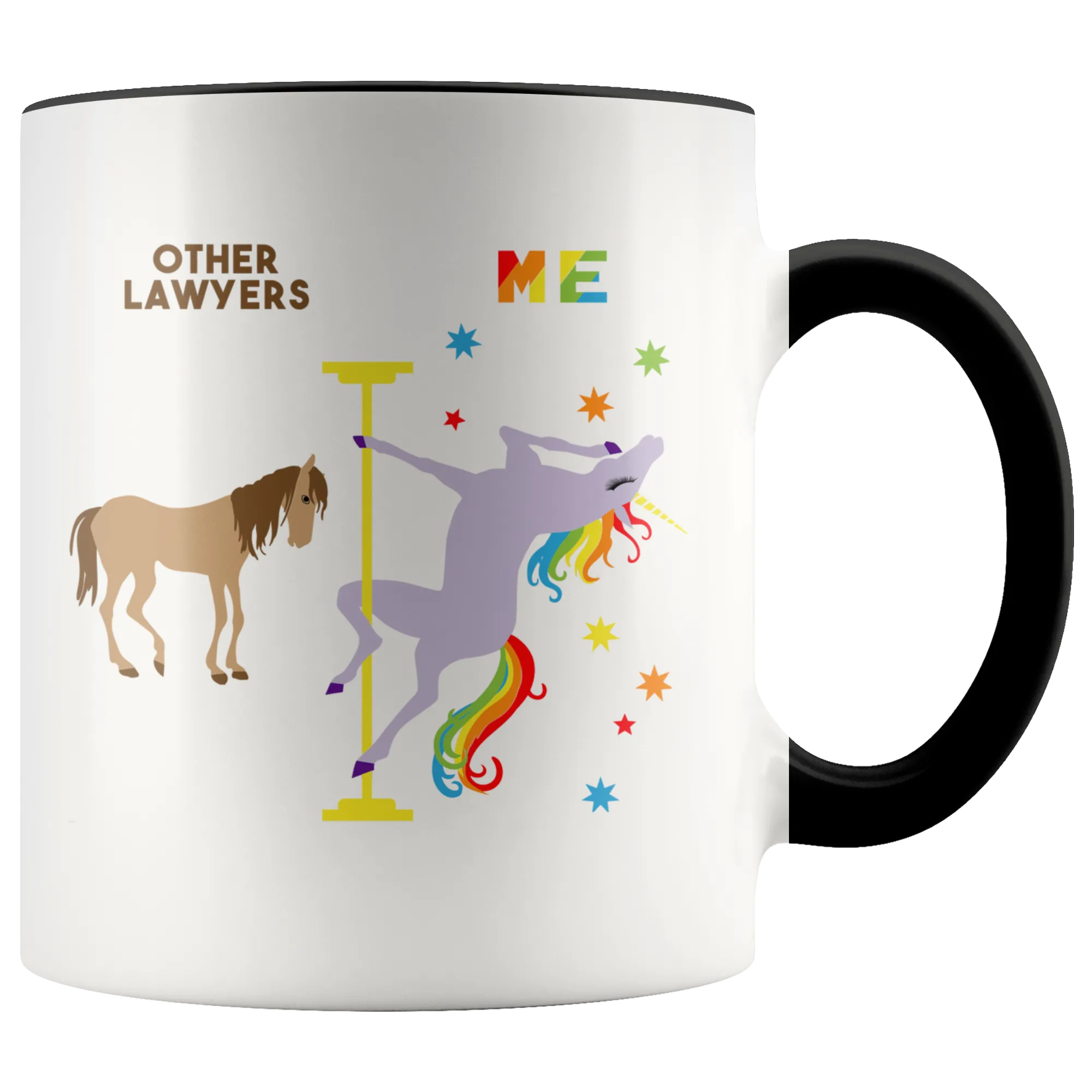 Lawyer Gift for Lawyer Mug Attorney Gift Law School Graduation Gift Future Lawyer Coffee Cup Pole Dancing Unicorn